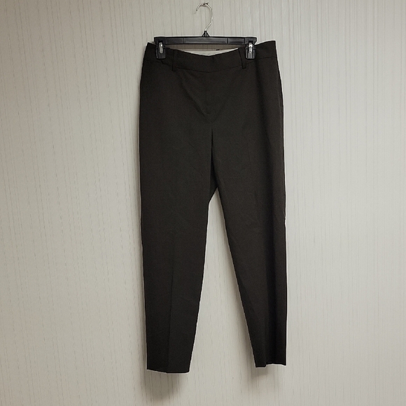 LAFAYETTE 148 brown Wool Trousers Sz 6 Women's Straight Leg